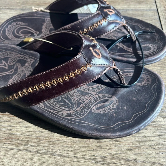 OluKai Mea Ola Dark Java NWT - Picture 7 of 12